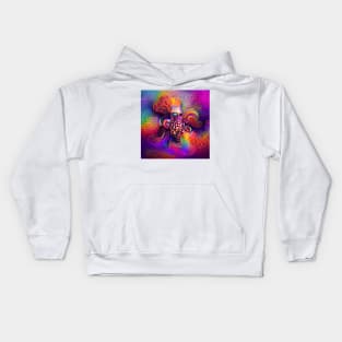 Psychedelic Octopus Kids Hoodie